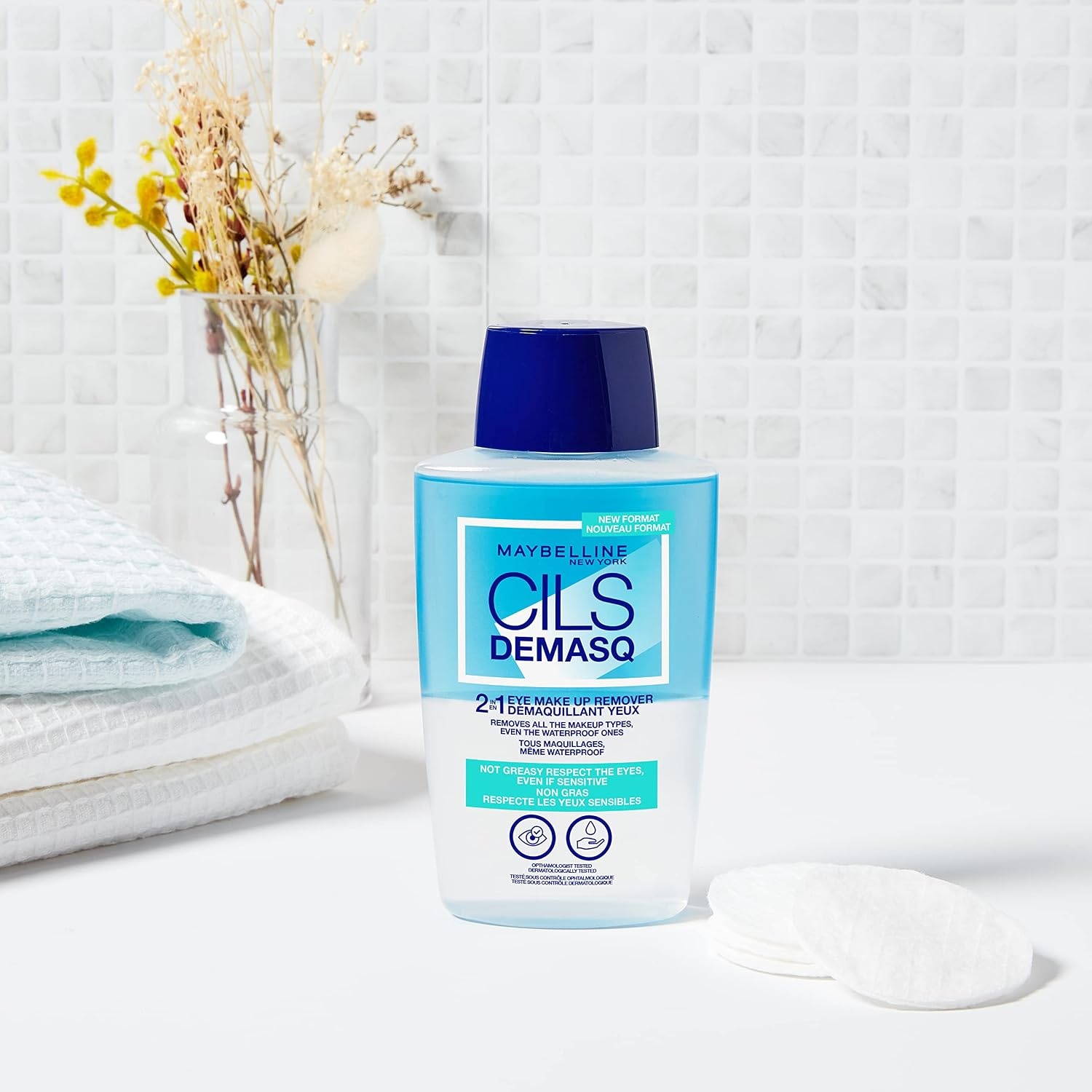 image:imageMAYBELLINE CILS DESMASQ 2 EN 1 DESMAQUILLANTE DE OJOS WP 150 ML