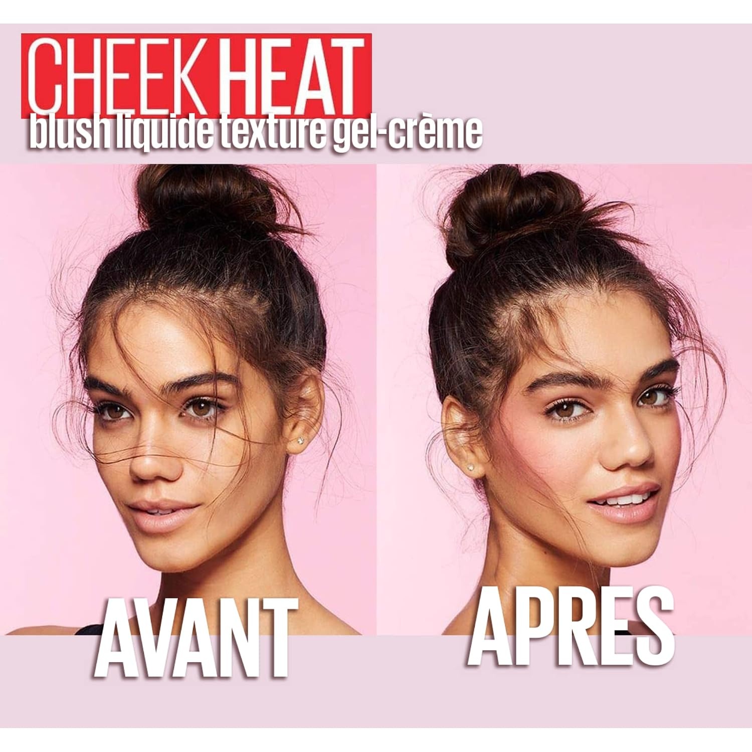image:imageMAYBELLINE Cheek Heat Blush Rouge GelFormel wasserbasierte Farbpigmente glossyglnzendes Finish 20 Rose Flash 10 ml 1er Pack15 Nude Burn