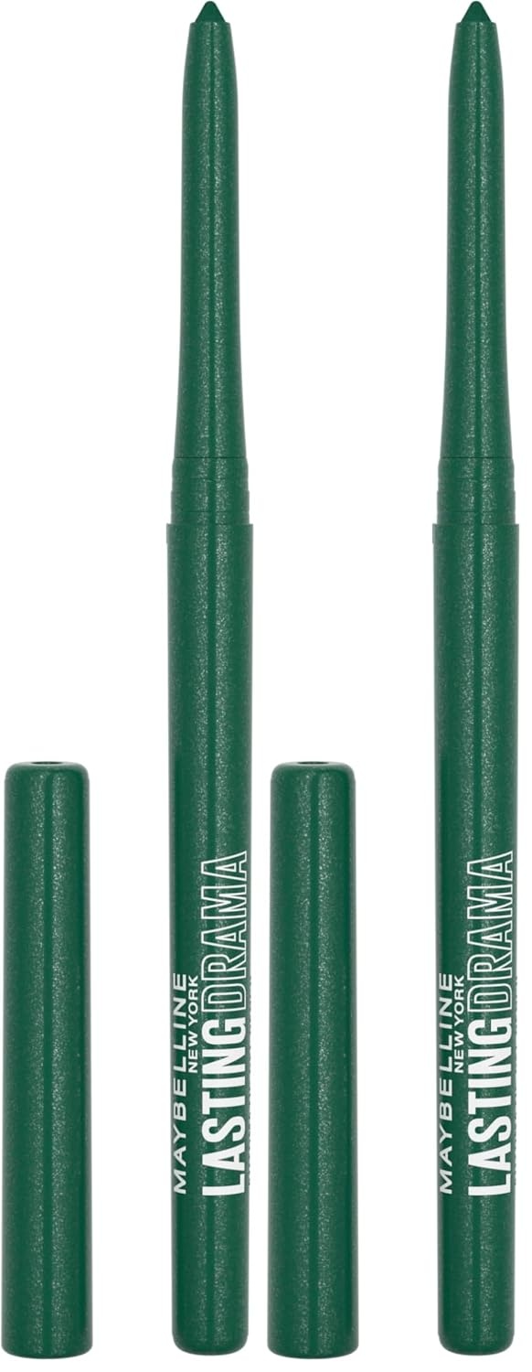 image:imageMAYBELLINE NEW YORK Lasting Drama wasserfester EyelinerStift hervorgehoben amp intensiv mattes PuderFinish 36HHalt automatische Bleistiftspitze Ultrapigmentierte Formel Brown SugarGreen With Envy