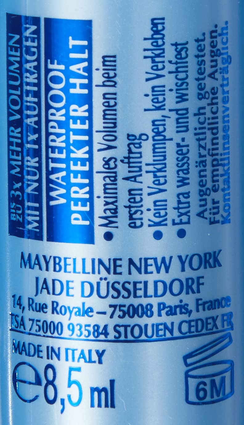 image:imageMaybelline Jade Volum Express Waterproof Mascara 91 Schwarz 85 ml85 ml 2er Pack