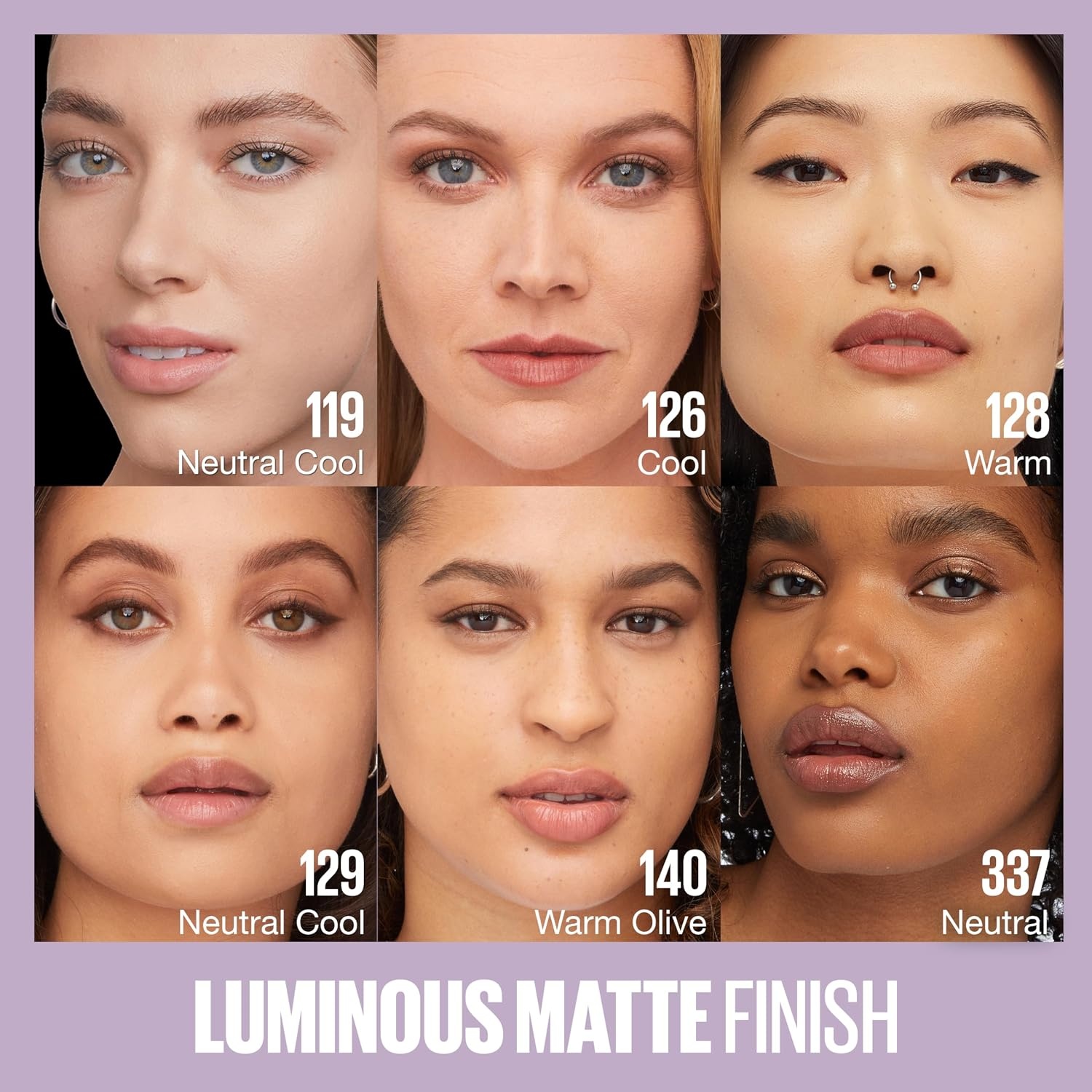image:imageMaybelline New York Flssiges Makeup mit langem Halt extrem widerstandsfhig leuchtendes mattes Finish angereichert mit Aminosuren fr alle Hauttypen Superstay 30H LumiMatte Farbton 332140