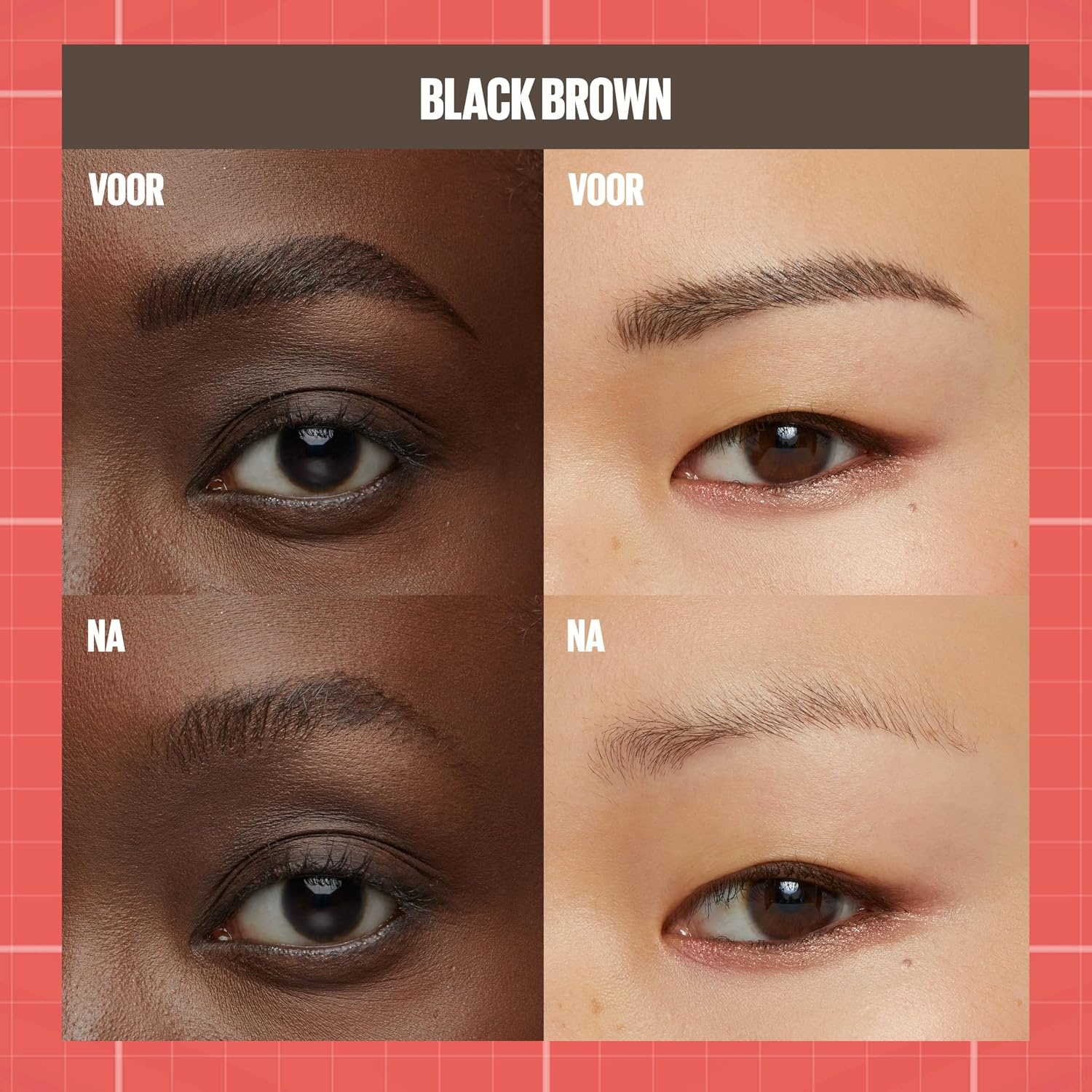 image:imageMaybelline New York 2in1 Augenbrauenstift mit Gel fr volle und definierte Augenbrauen Bis zu 24 Stunden Halt Kein Verwischen BuildABrow Vegane Formel Nr 262 Black Brown262 Black Brown