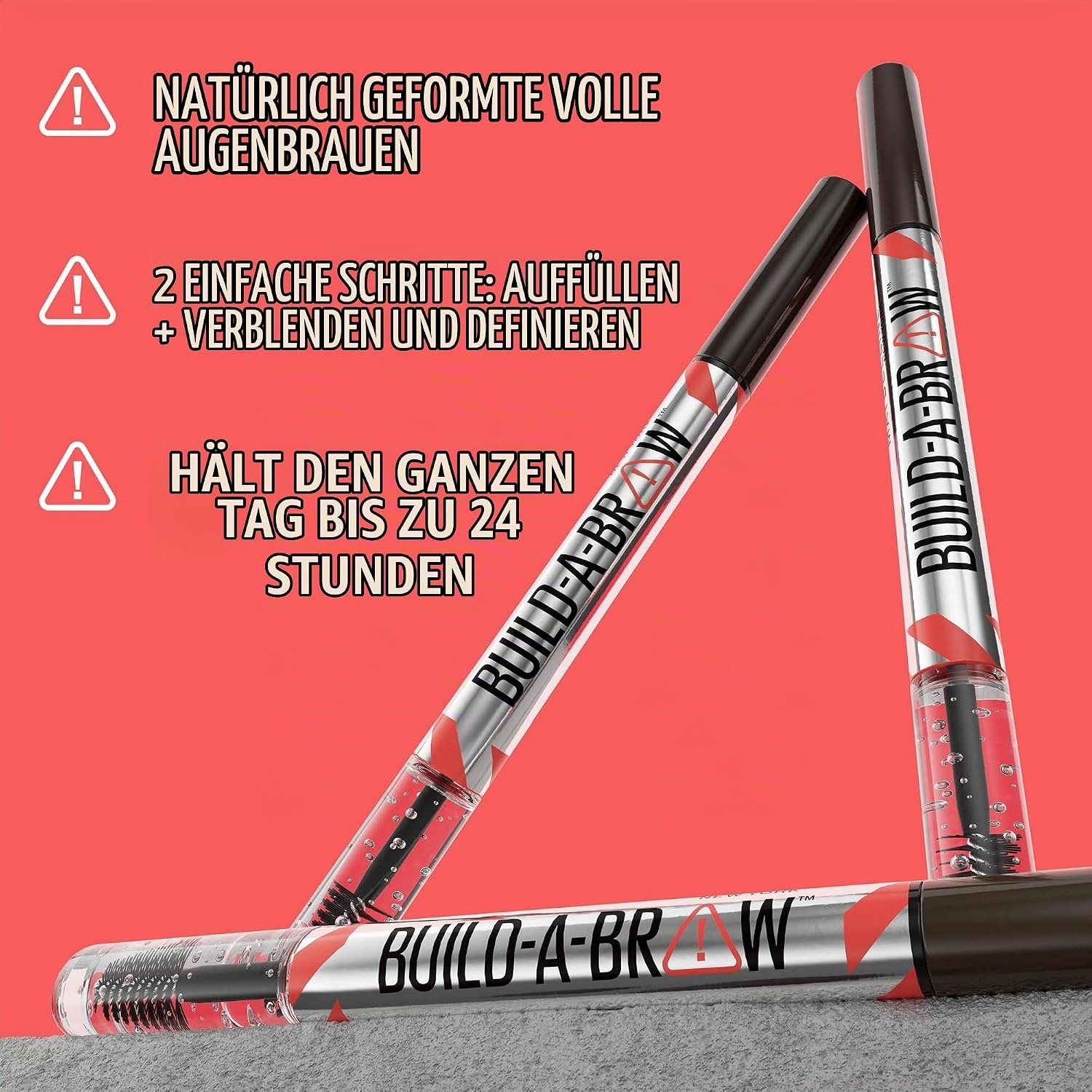 image:imageMaybelline New York 2in1 Augenbrauenstift mit Gel fr volle und definierte Augenbrauen Bis zu 24 Stunden Halt Kein Verwischen BuildABrow Vegane Formel Nr 262 Black BrownSoft Brown