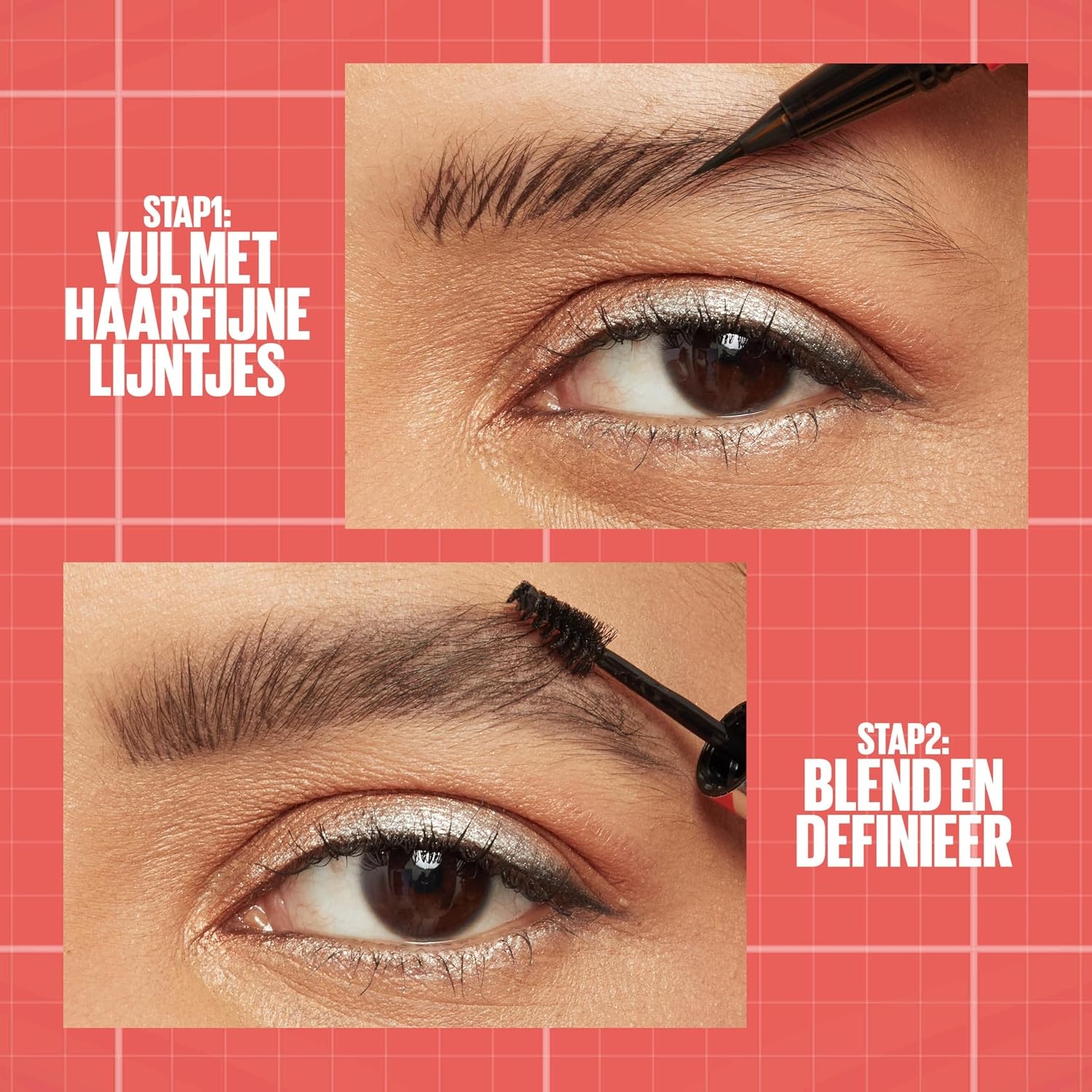 image:imageMaybelline New York 2in1 Augenbrauenstift mit Gel fr volle und definierte Augenbrauen Bis zu 24 Stunden Halt Kein Verwischen BuildABrow Vegane Formel Nr 262 Black Brown262 Black Brown