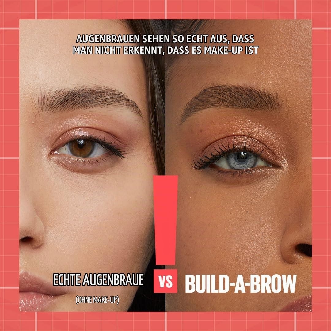 image:imageMaybelline New York 2in1 Augenbrauenstift mit Gel fr volle und definierte Augenbrauen Bis zu 24 Stunden Halt Kein Verwischen BuildABrow Vegane Formel Nr 260 Deep Brown257 Medium Brown