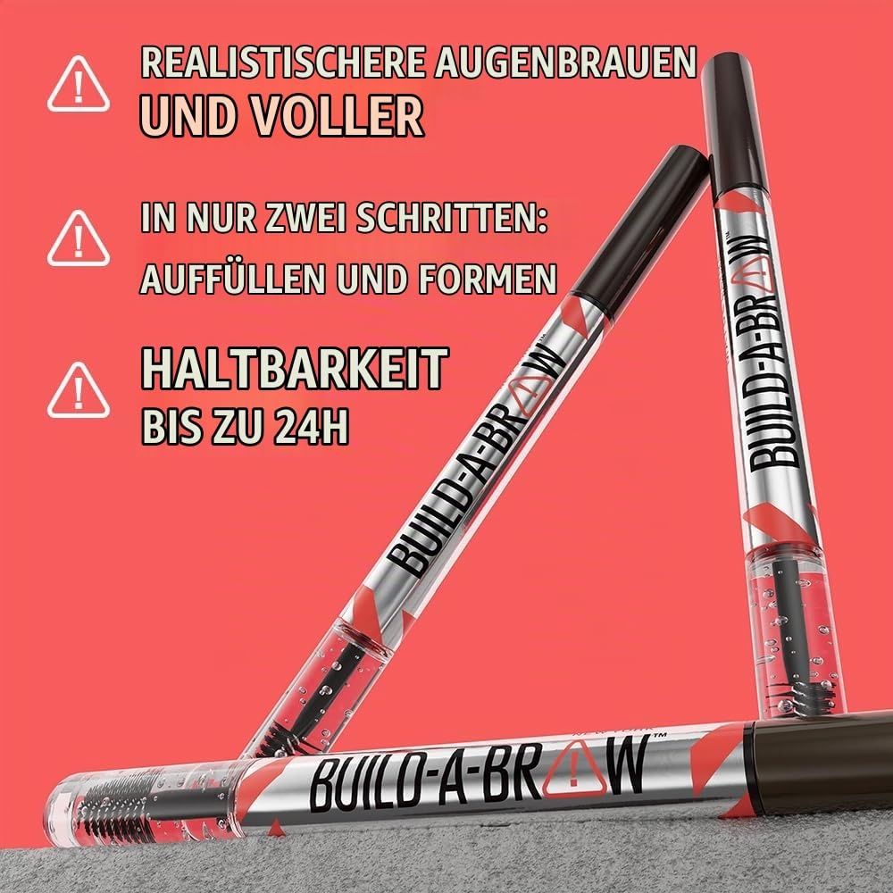 image:imageMaybelline New York 2in1 Augenbrauenstift mit Gel fr volle und definierte Augenbrauen Bis zu 24 Stunden Halt Kein Verwischen BuildABrow Vegane Formel Nr 262 Black Brown262 Black Brown