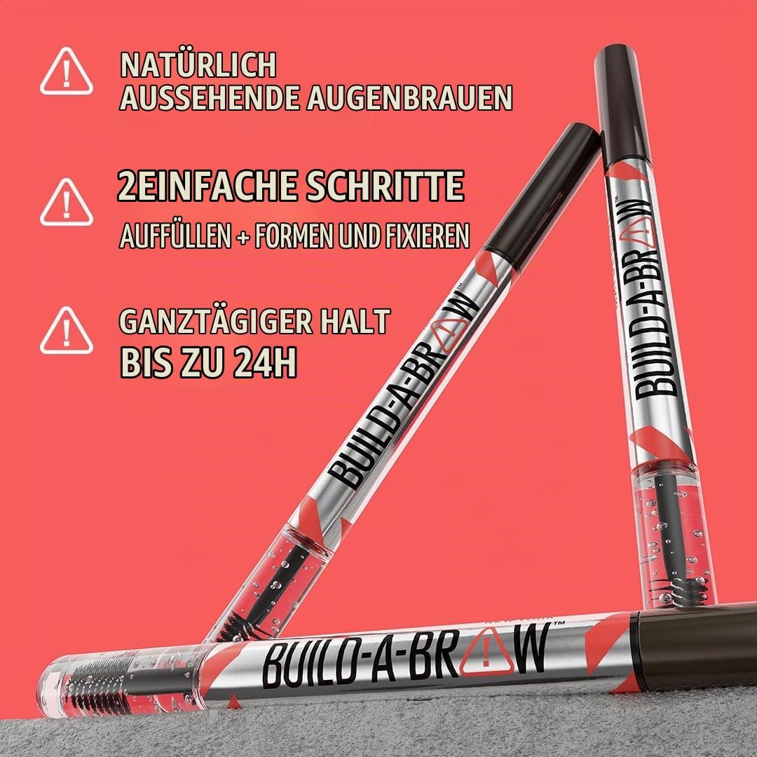 image:imageMaybelline New York 2in1 Augenbrauenstift mit Gel fr volle und definierte Augenbrauen Bis zu 24 Stunden Halt Kein Verwischen BuildABrow Vegane Formel Nr 260 Deep Brown257 Medium Brown