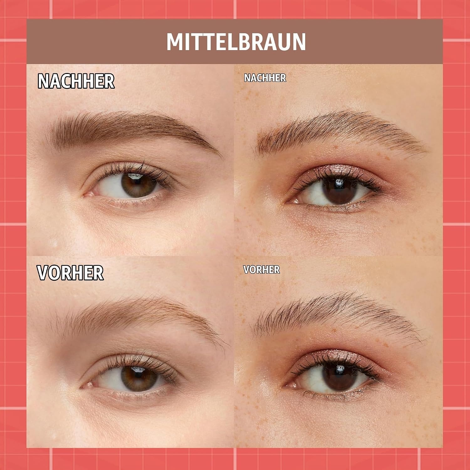 image:imageMaybelline New York 2in1 Augenbrauenstift mit Gel fr volle und definierte Augenbrauen Bis zu 24 Stunden Halt Kein Verwischen BuildABrow Vegane Formel Nr 260 Deep Brown257 Medium Brown