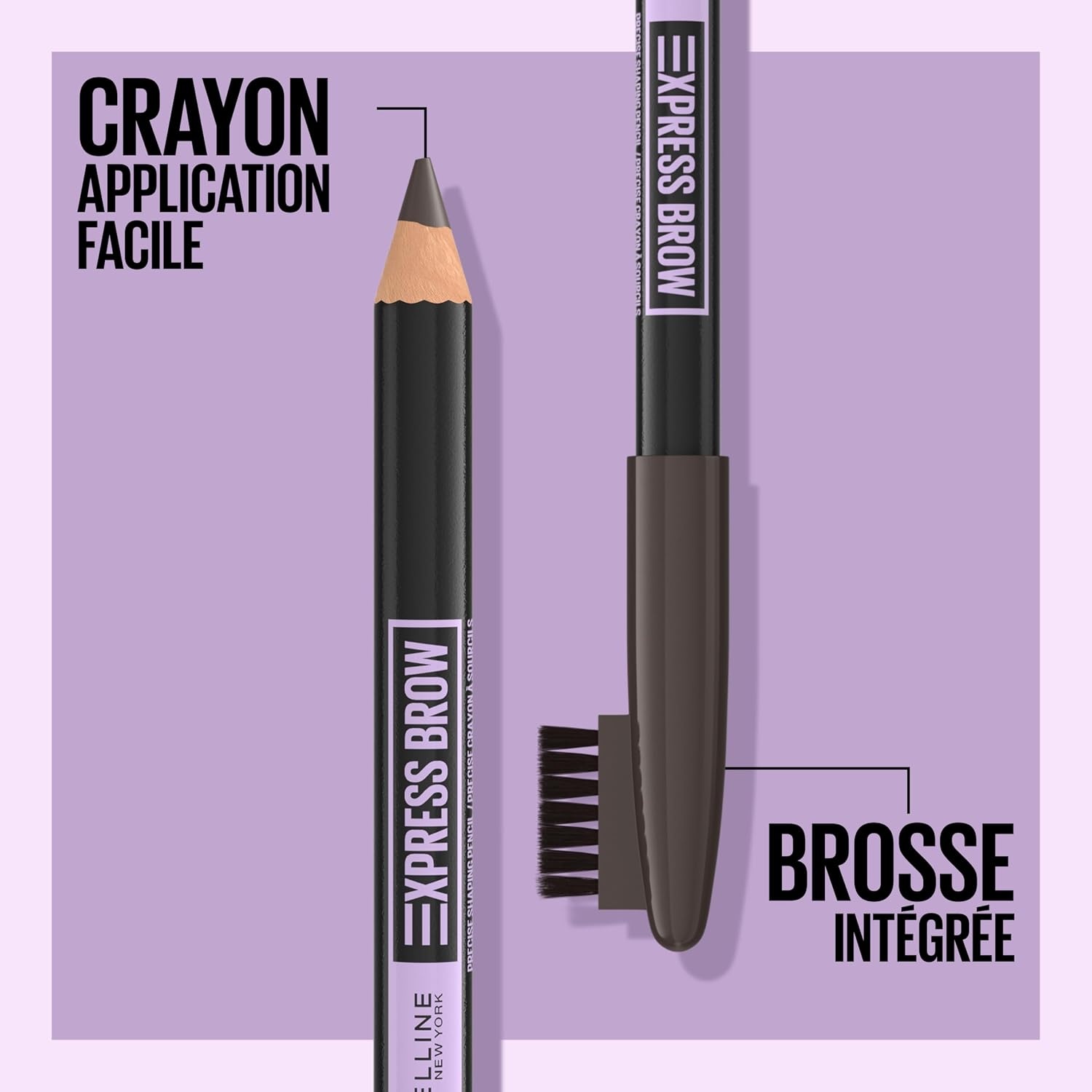 image:imageMaybelline New York 2in1 Augenbrauenstift mit anspitzbarer Spitze und weicher Brste Express Brow Nr 02 Blonde 1 Stck04 Medium Brown