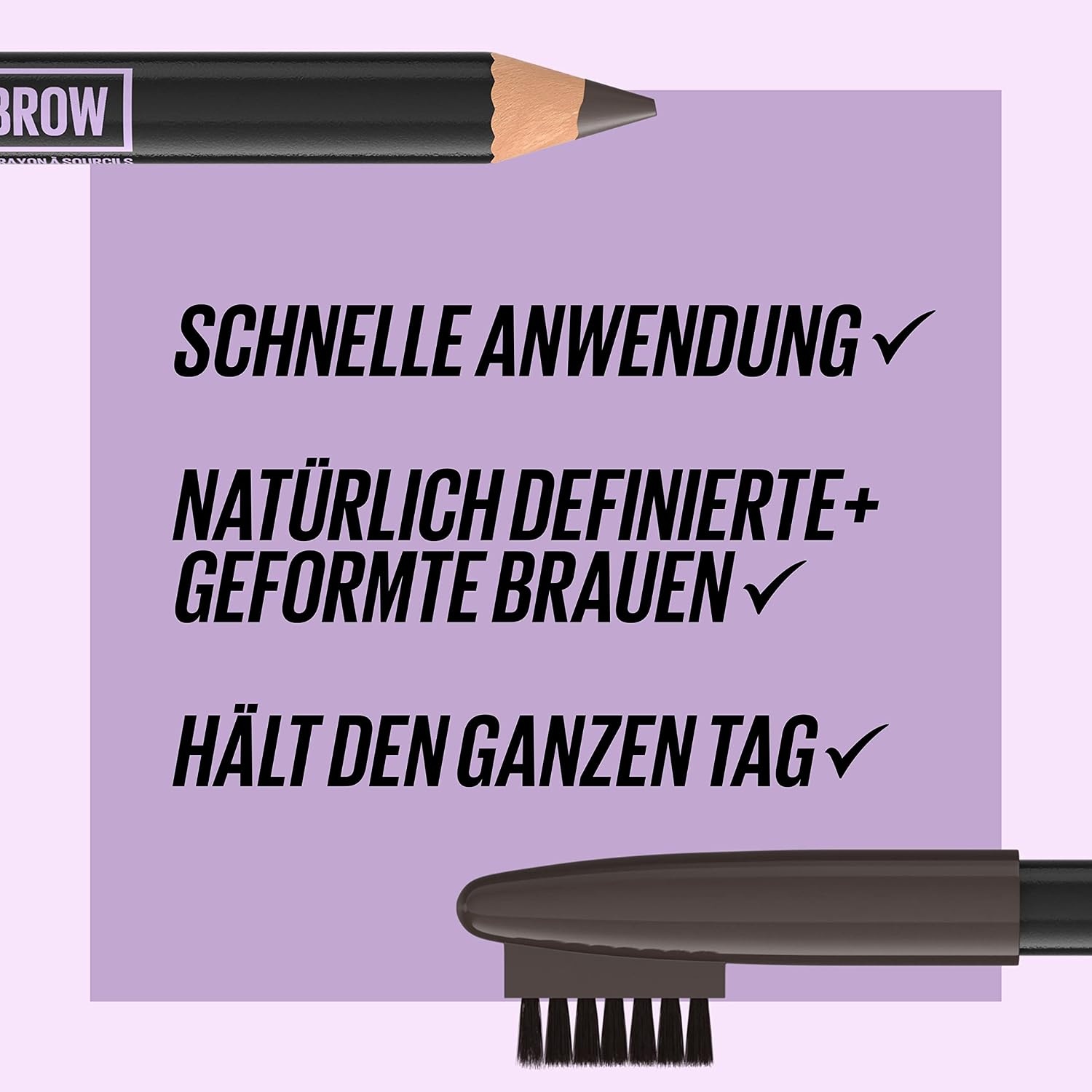 image:imageMaybelline New York 2in1 Augenbrauenstift mit anspitzbarer Spitze und weicher Brste Express Brow Nr 02 Blonde 1 Stck04 Medium Brown