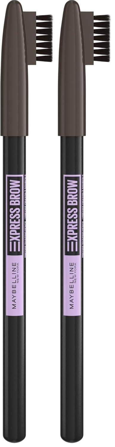 image:imageMaybelline New York 2in1 Augenbrauenstift mit anspitzbarer Spitze und weicher Brste Express Brow Nr 02 Blonde 1 Stck05 Deep Brown