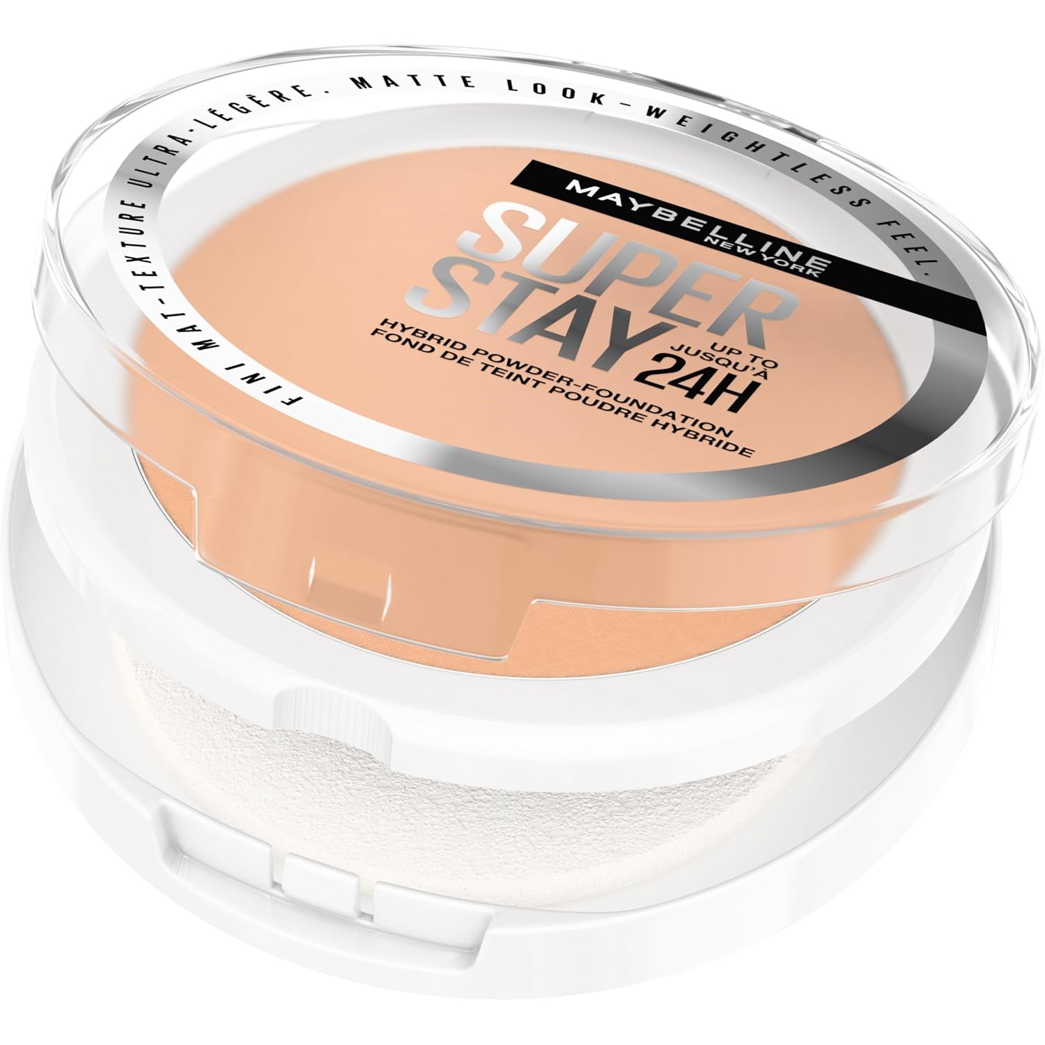 image:imageMaybelline New York 2in1 Puder MakeUp Wasserfest und mattierend mit hoher Deckkraft Super Stay Hybrid Powder Foundation Nr 75 1 StckNr 21