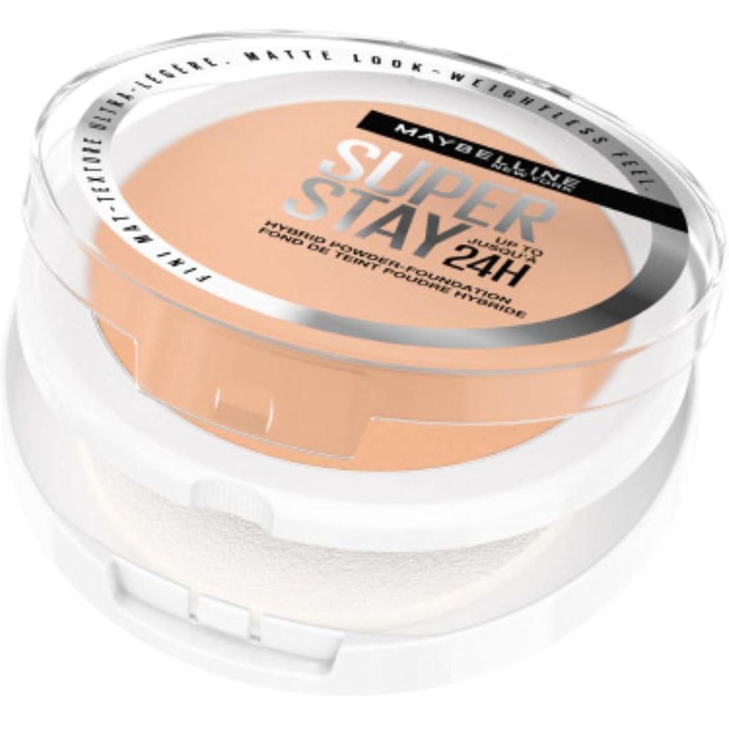 image:imageMaybelline New York 2in1 Puder MakeUp Wasserfest und mattierend mit hoher Deckkraft Super Stay Hybrid Powder Foundation Nr 75 1 StckNr 21