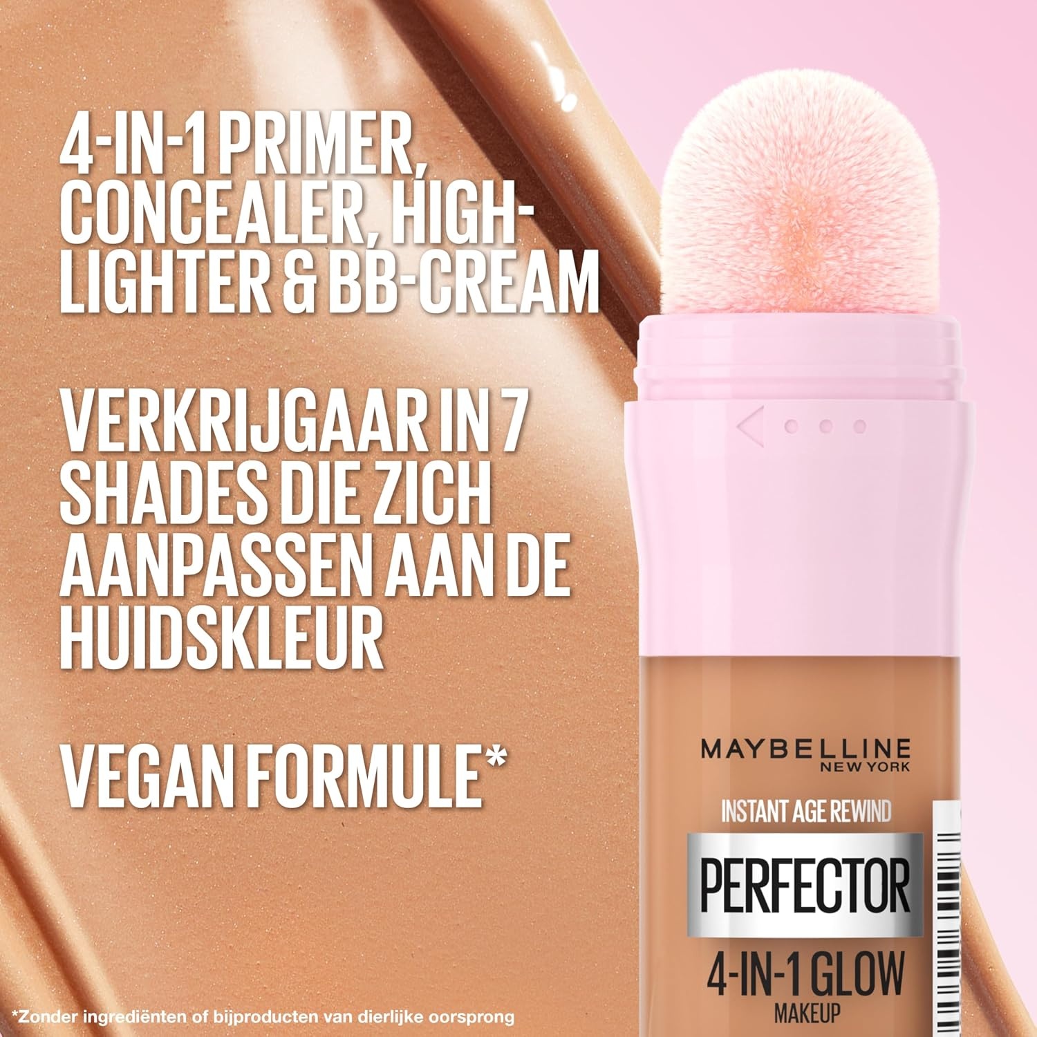 image:imageMaybelline New York 4in1 Make Up mit Concealer BB Cream Highlighter und Primer fr einen perfekten Teint Foundation mit leichter Deckkraft Instant Perfector Glow Nr 01 Light 20 mlNr 05 Fair Light Cool