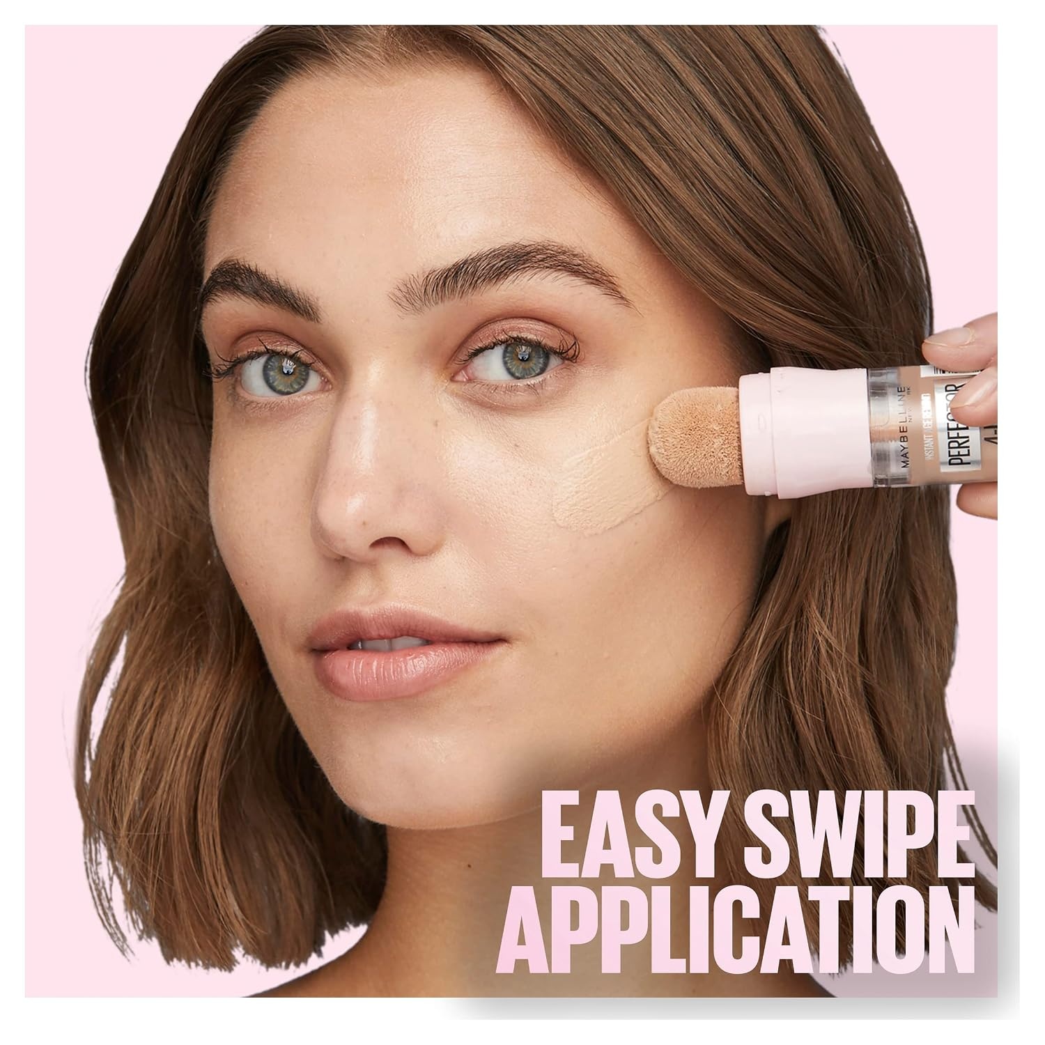 image:imageMaybelline New York 4in1 Make Up mit Concealer BB Cream Highlighter und Primer fr einen perfekten Teint Foundation mit leichter Deckkraft Instant Perfector Glow Nr 01 Light 20 mlklar