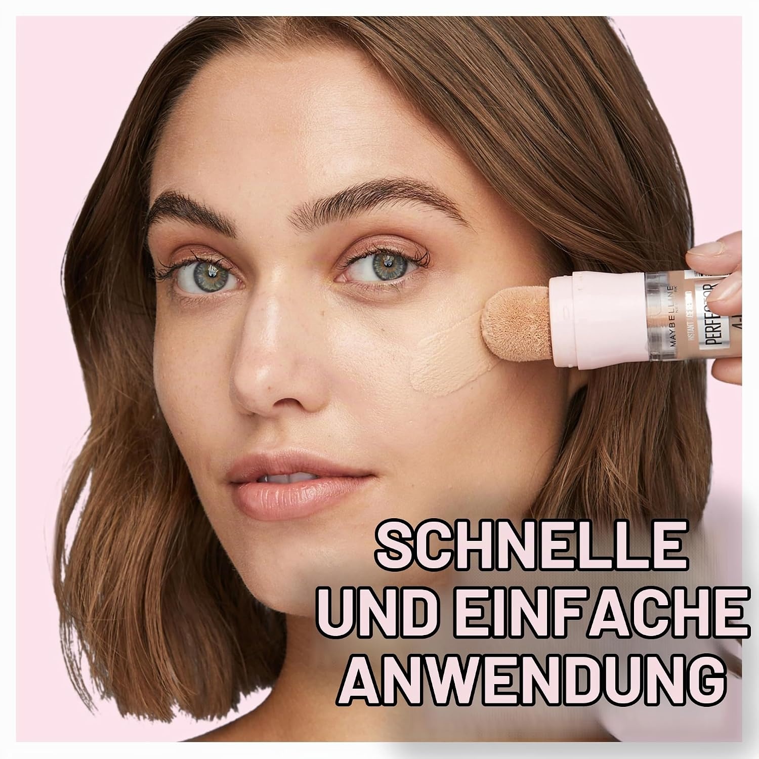 image:imageMaybelline New York 4in1 Make Up mit Concealer BB Cream Highlighter und Primer fr einen perfekten Teint Foundation mit leichter Deckkraft Instant Perfector Glow Nr 01 Light 20 mlNr 02 Medium