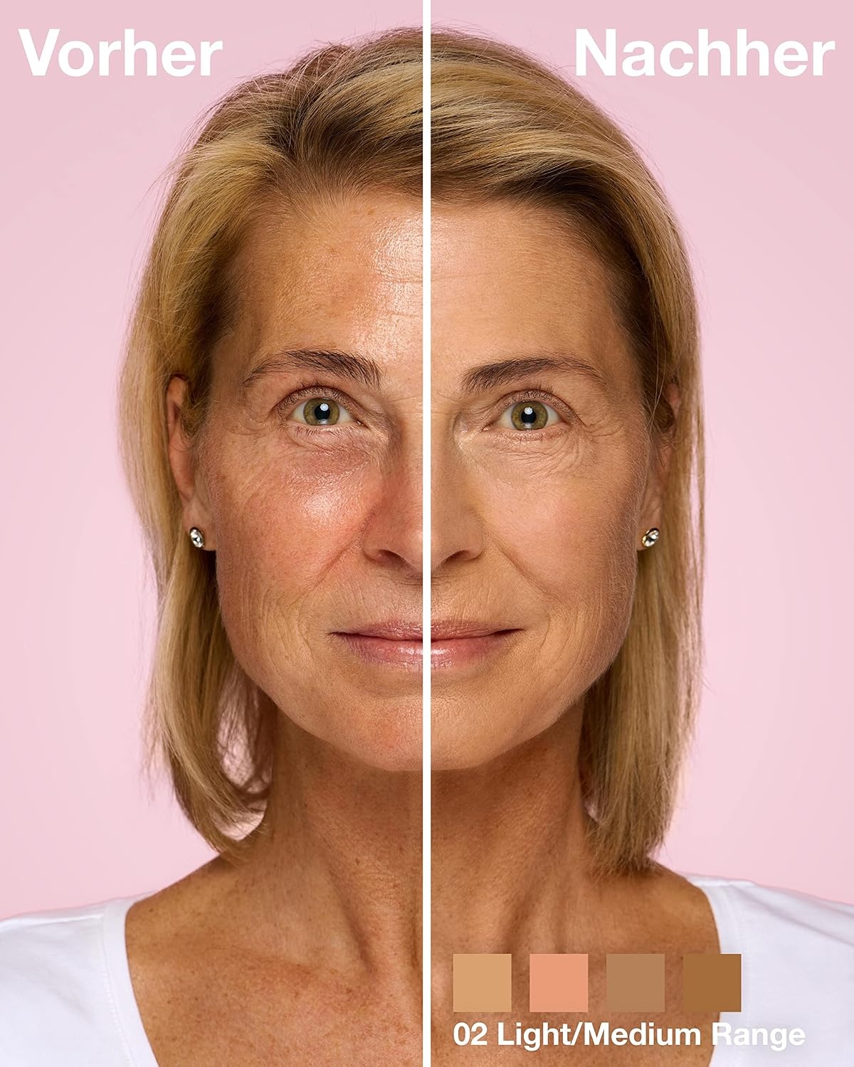 image:imageMaybelline New York 4in1 Make Up mit Concealer BB Cream Puder und Primer fr einen perfektionierten Teint Foundation mit leichter Deckkraft Instant Perfector Matte Nr 02 Light Medium 30 mlNr 2 Light Medium