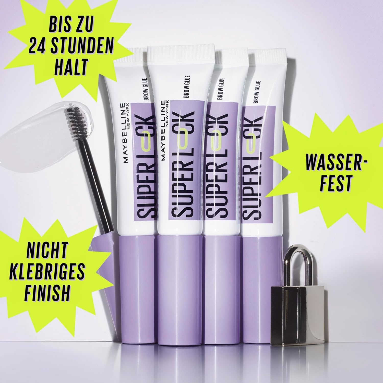 image:imageMaybelline New York AugenMakeup Set Sky High Mascara fr extreme Lnge und Volumen amp Super Lock Brow Glue Augenbrauengel fr 24H starken Halt mit Bambusextrakt Transparent amp Schwarz 2teilig