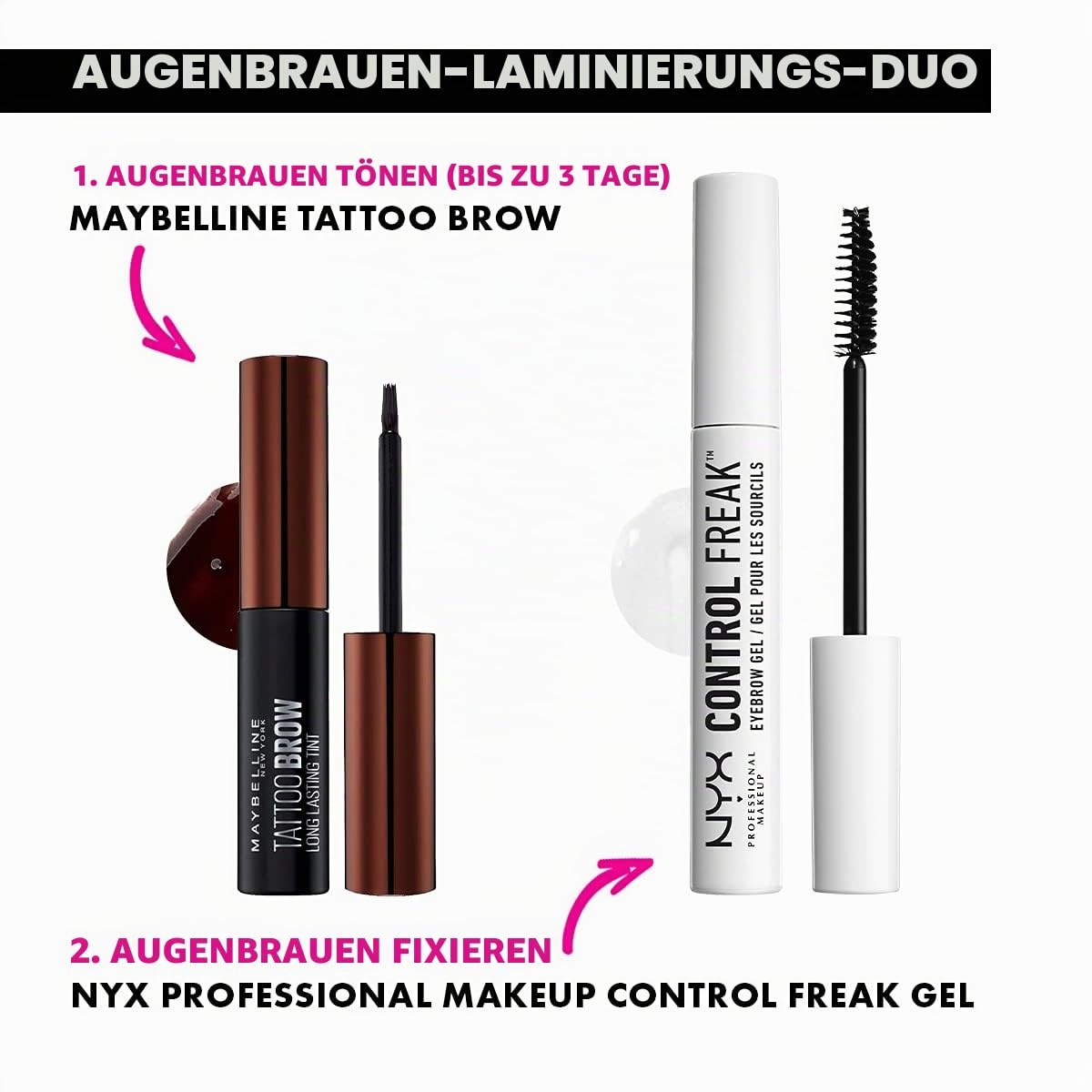 image:imageMaybelline New York Augenbrauenfarbe fr 3 Tage Halt Medium Brown 5mlNr 1 Light Brown