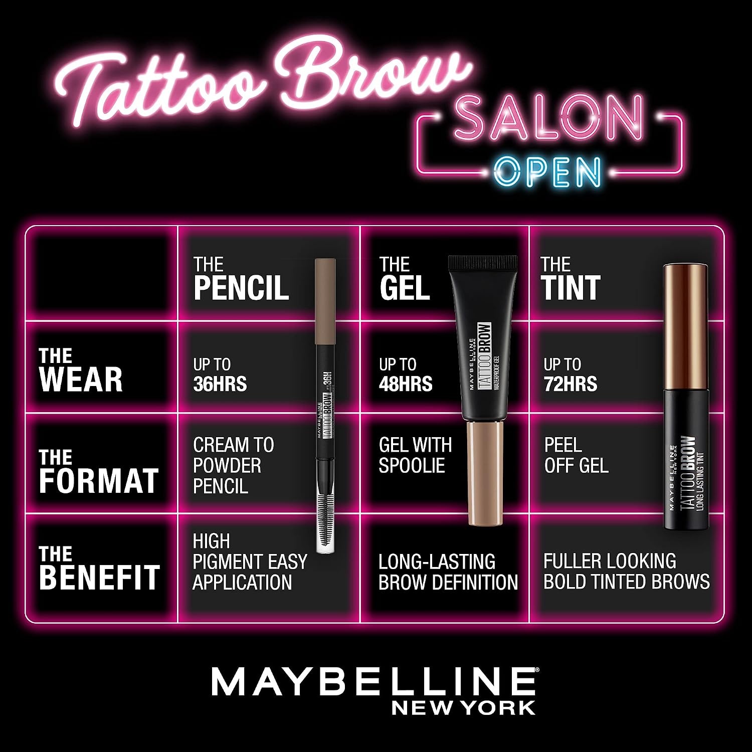 image:imageMaybelline New York Augenbrauenfarbe fr 3 Tage Halt Medium Brown 5mlNr 1 Light Brown