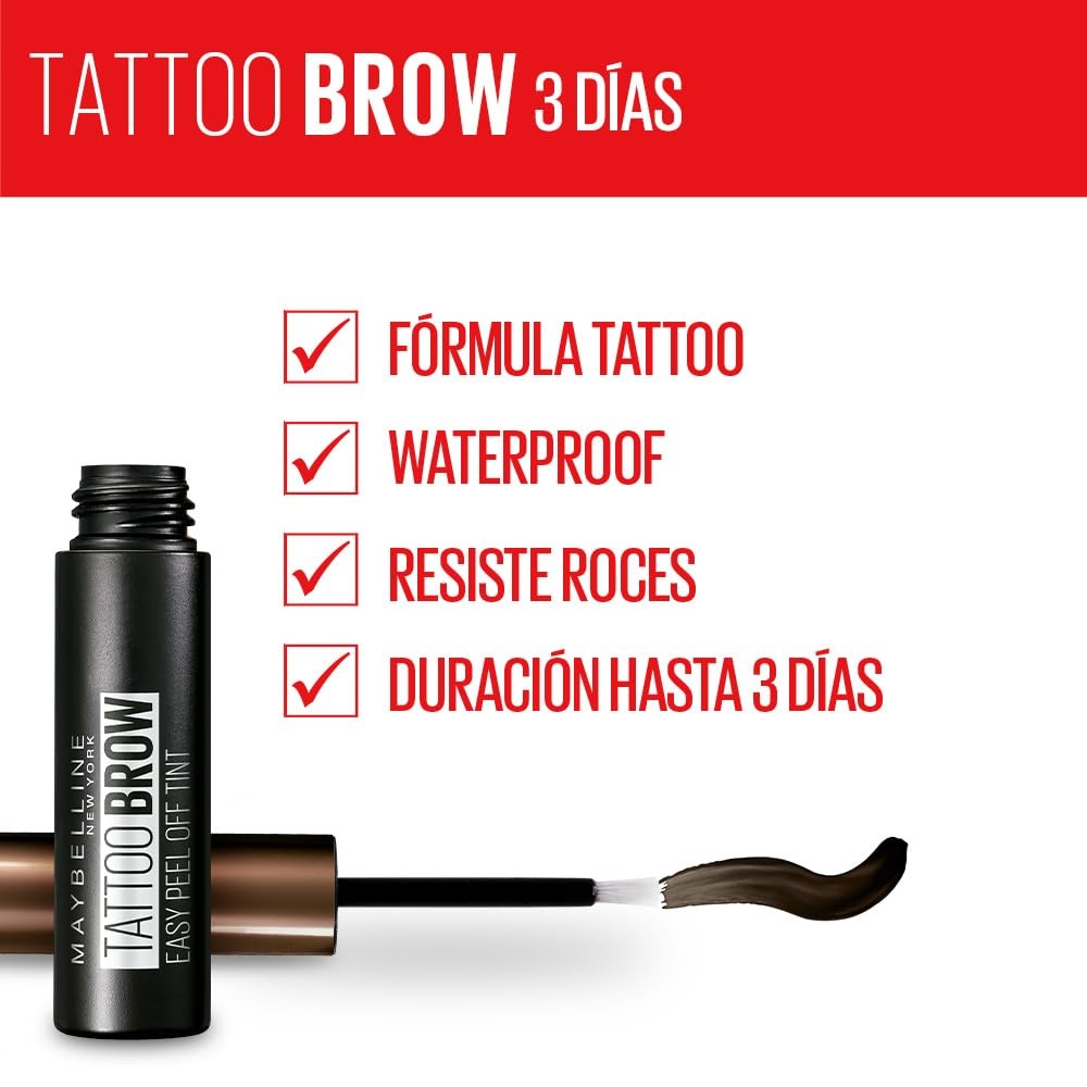 image:imageMaybelline New York Augenbrauenfarbe fr 3 Tage Halt Medium Brown 5mlNr 1 Light Brown