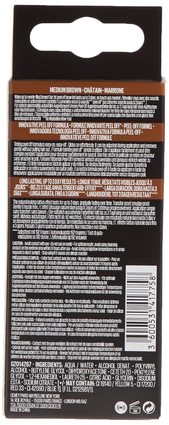 image:imageMaybelline New York Augenbrauenfarbe fr 3 Tage Halt Medium Brown 5mlNr 2 Medium Brown