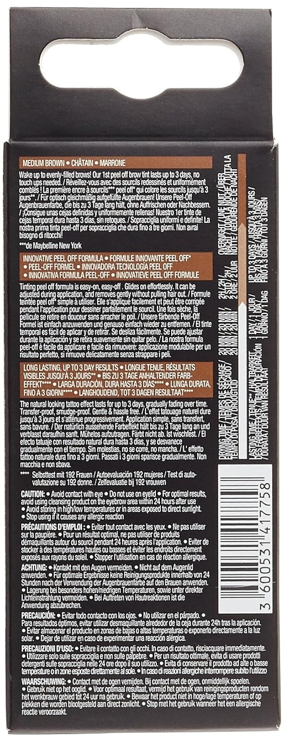 image:imageMaybelline New York Augenbrauenfarbe fr 3 Tage Halt Medium Brown 5mlbraun