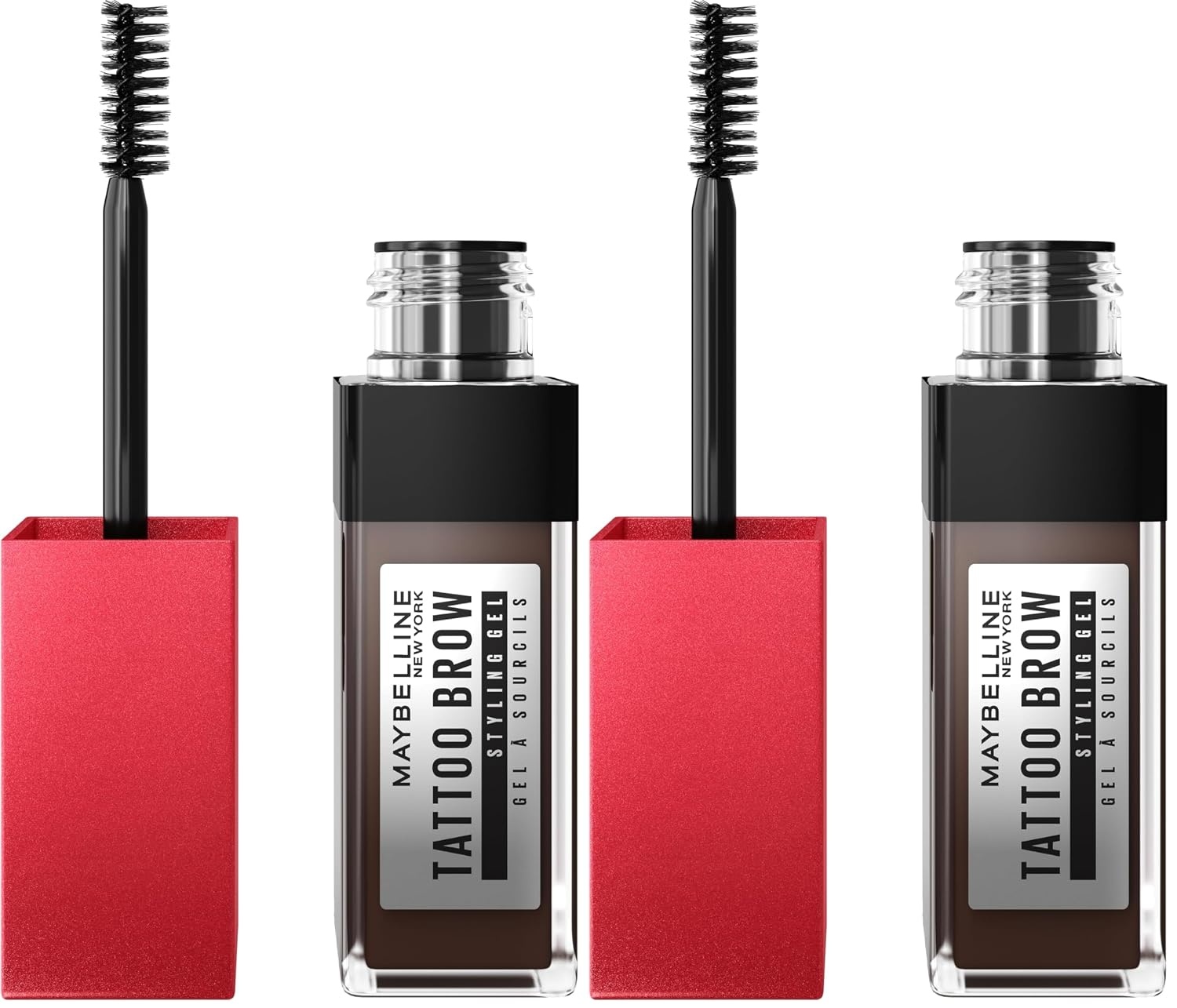 image:imageMaybelline New York Augenbrauengel Fr dichter aussehende und geformte Augenbrauen Wischfest und wasserfest Tattoo Brow 36H Styling Gel Nr 250 Blonde 6 mlNr 260 Deep Brown