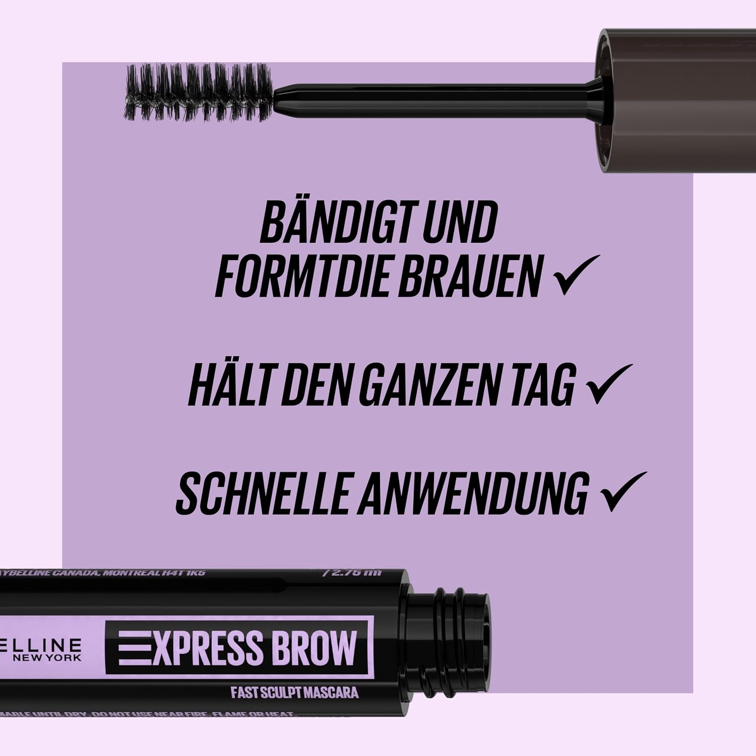 image:imageMaybelline New York Augenbrauenmascara Express Brow Fast Sculpt Augenbrauenmascara Clear Nr 10 35mlNr 06 Deep Brown