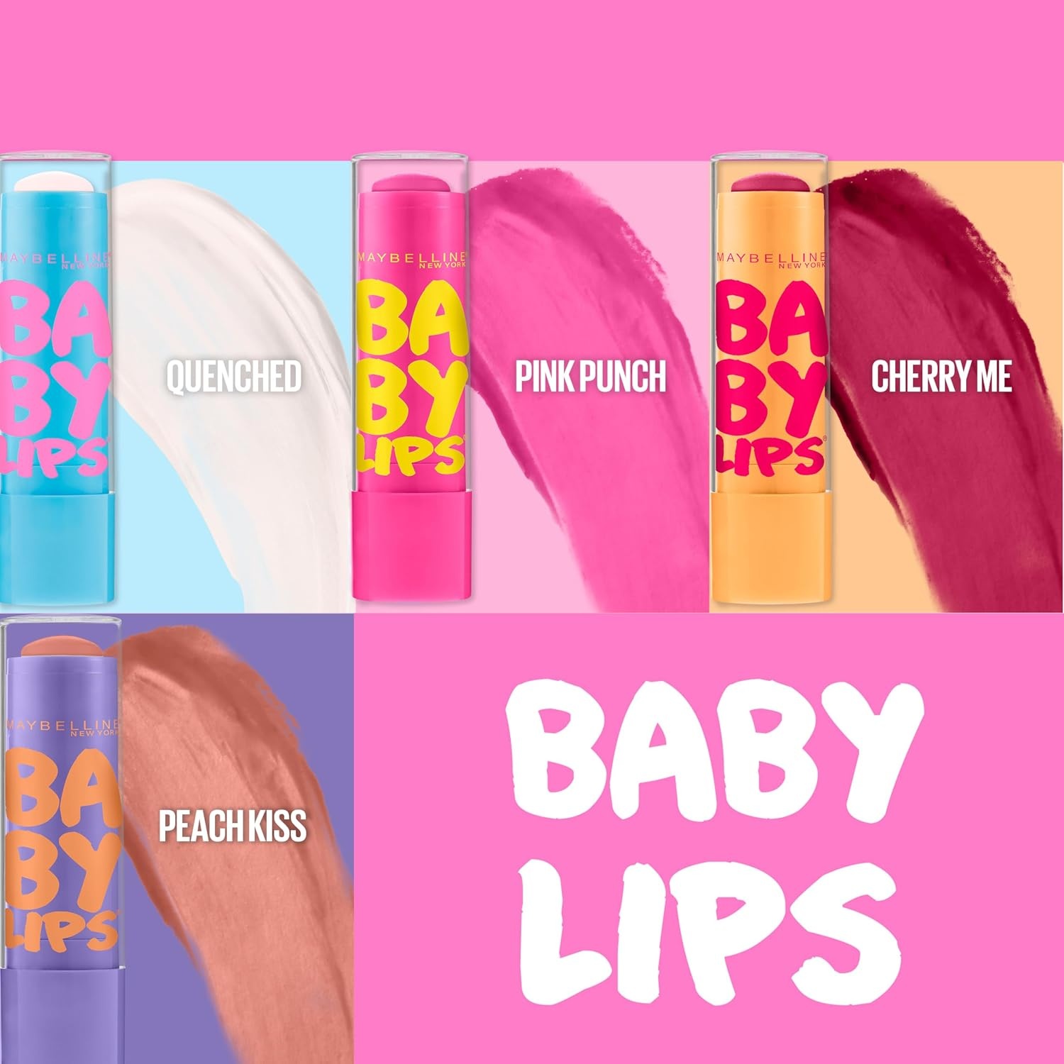 image:imageMaybelline New York Baby Lips Pflegender Lippenbalsam fr 8H Feuchtigkeit mit LSF 20 amp ReparaturKonzentrat Babyweiche Lippen amp fruchtiger KirschDuft Nr Cherry Me 48g48g