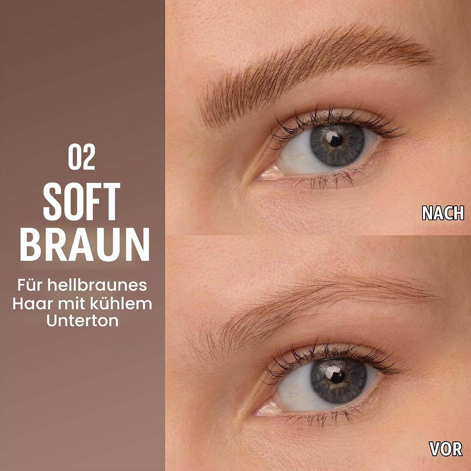 image:imageMaybelline New York Brow Inserts 2in1 Augenbrauenstift fr fllige amp definierte Augenbrauen 3fach MikroSpitze amp FaserGel mit bis zu 36H Halt Wasserfest amp Wischfest Blonde 1 1 Stk2 Soft Brown