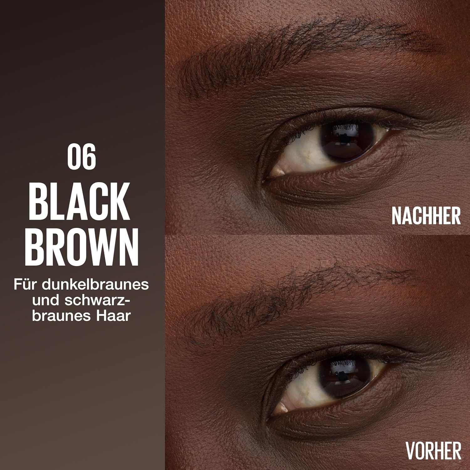image:imageMaybelline New York Brow Inserts 2in1 Augenbrauenstift fr fllige amp definierte Augenbrauen 3fach MikroSpitze amp FaserGel mit bis zu 36H Halt Wasserfest amp Wischfest Blonde 1 1 Stk6 Black Brown