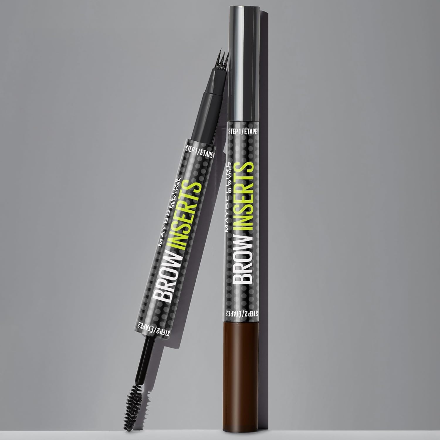 image:imageMaybelline New York Brow Inserts 2in1 Augenbrauenstift fr fllige amp definierte Augenbrauen 3fach MikroSpitze amp FaserGel mit bis zu 36H Halt Wasserfest amp Wischfest Blonde 1 1 Stk6 Black Brown