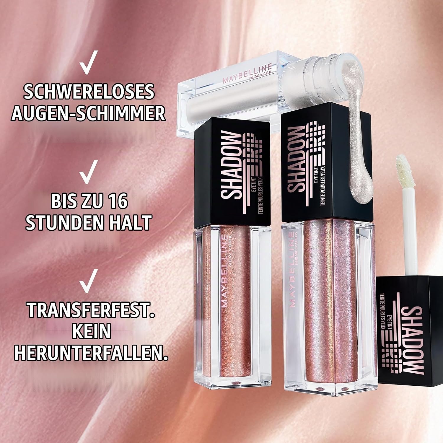 image:imageMaybelline New York Chroma Flssiger Lidschatten Metallic ChromFinish amp 16H Halt Schmelzende Perlen fr leuchtenden AugenSchimmer amp intensiven Glanz Amethyst 5 mlSilver Drip