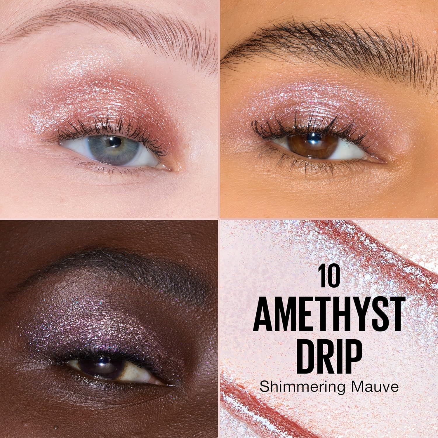 image:imageMaybelline New York Chroma Flssiger Lidschatten Metallic ChromFinish amp 16H Halt Schmelzende Perlen fr leuchtenden AugenSchimmer amp intensiven Glanz Amethyst 5 mlAmethyst Drip