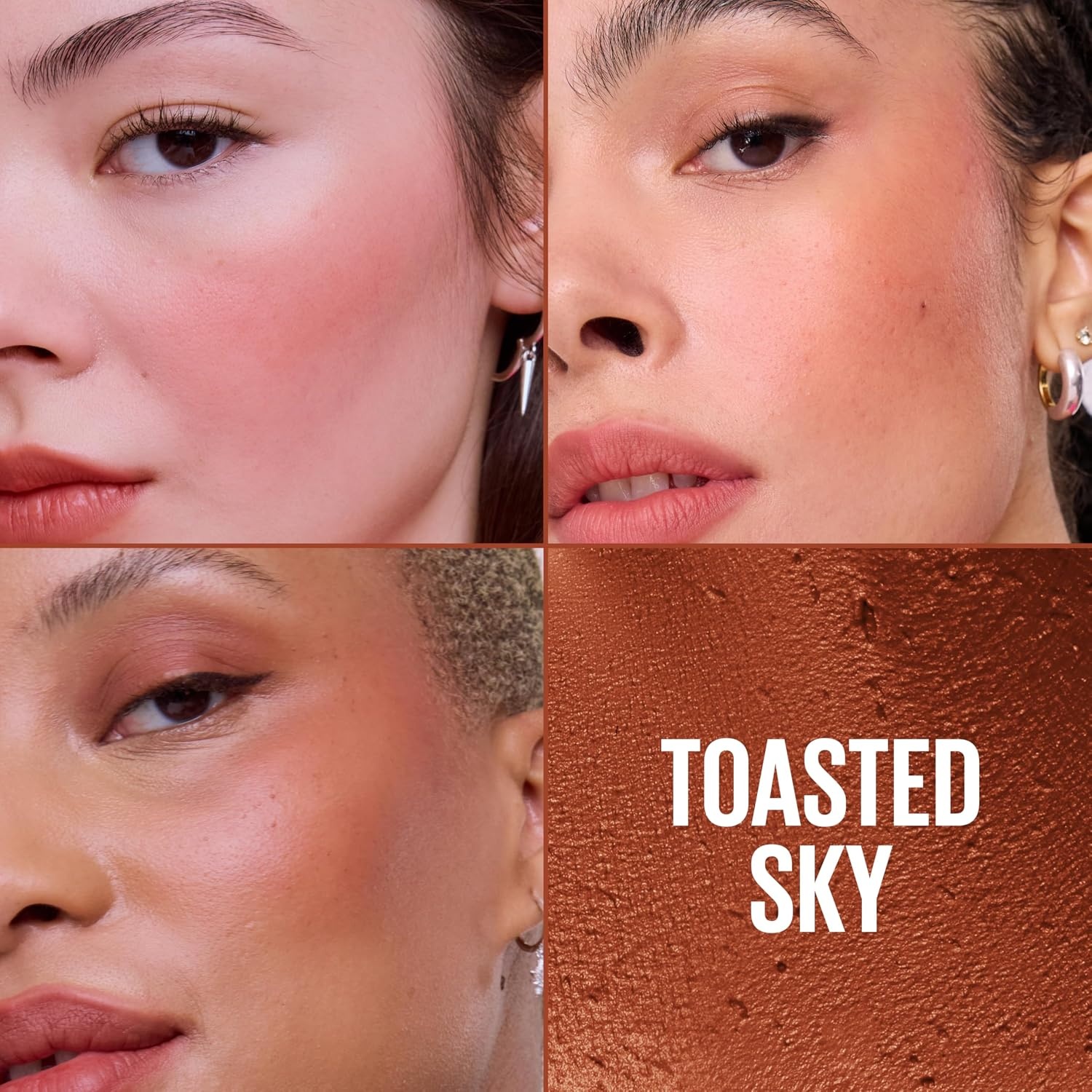 image:imageMaybelline New York Cloudtopia Wangen amp Lippen Mousse 2in1 Blush amp Lippenfarbe fr 14H Halt Luftigleichte Textur amp mattes Finish Nr 12 Toasted Sky 5g