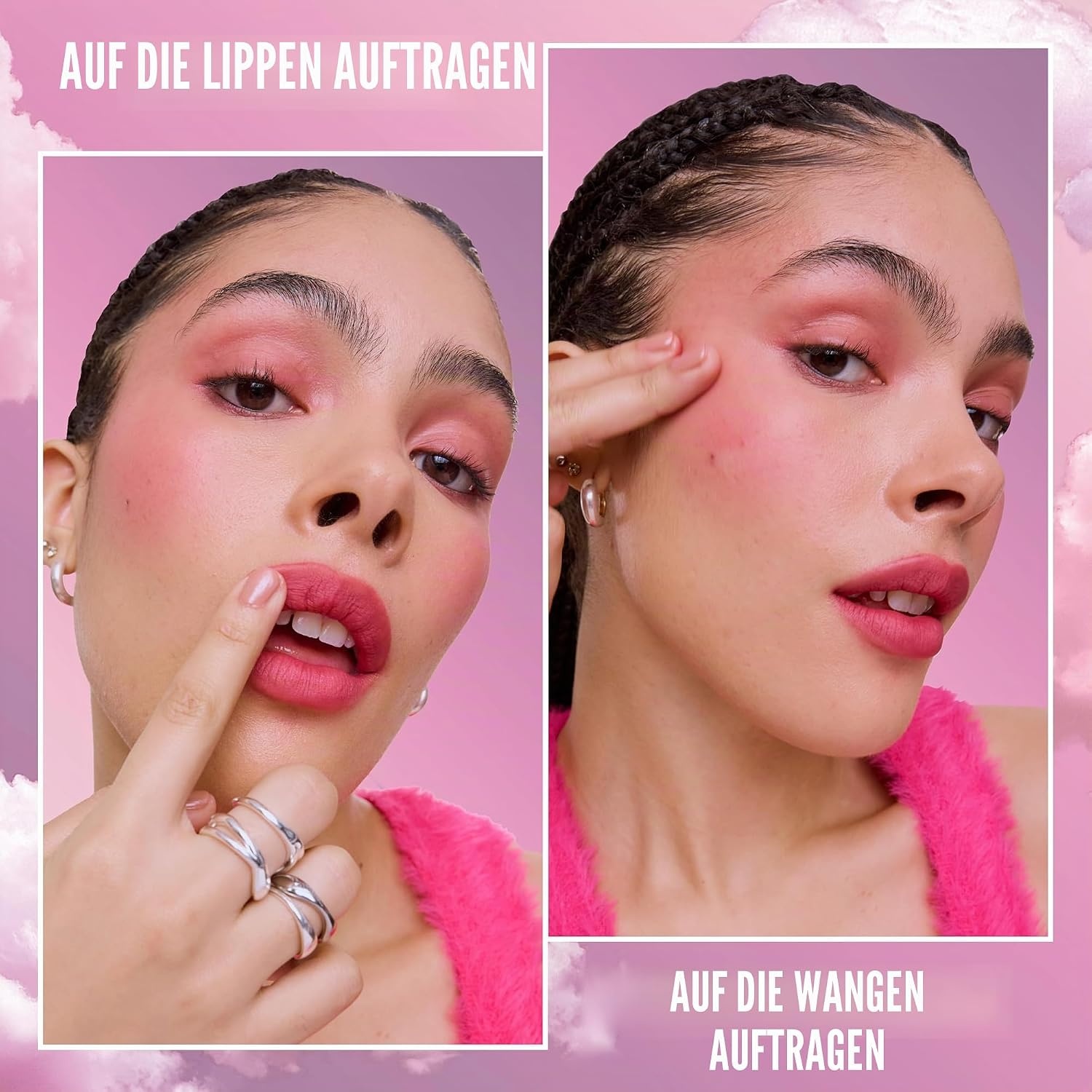 image:imageMaybelline New York Cloudtopia Wangen amp Lippen Mousse 2in1 Blush amp Lippenfarbe fr 14H Halt Luftigleichte Textur amp mattes Finish Nr 12 Toasted Sky 5g