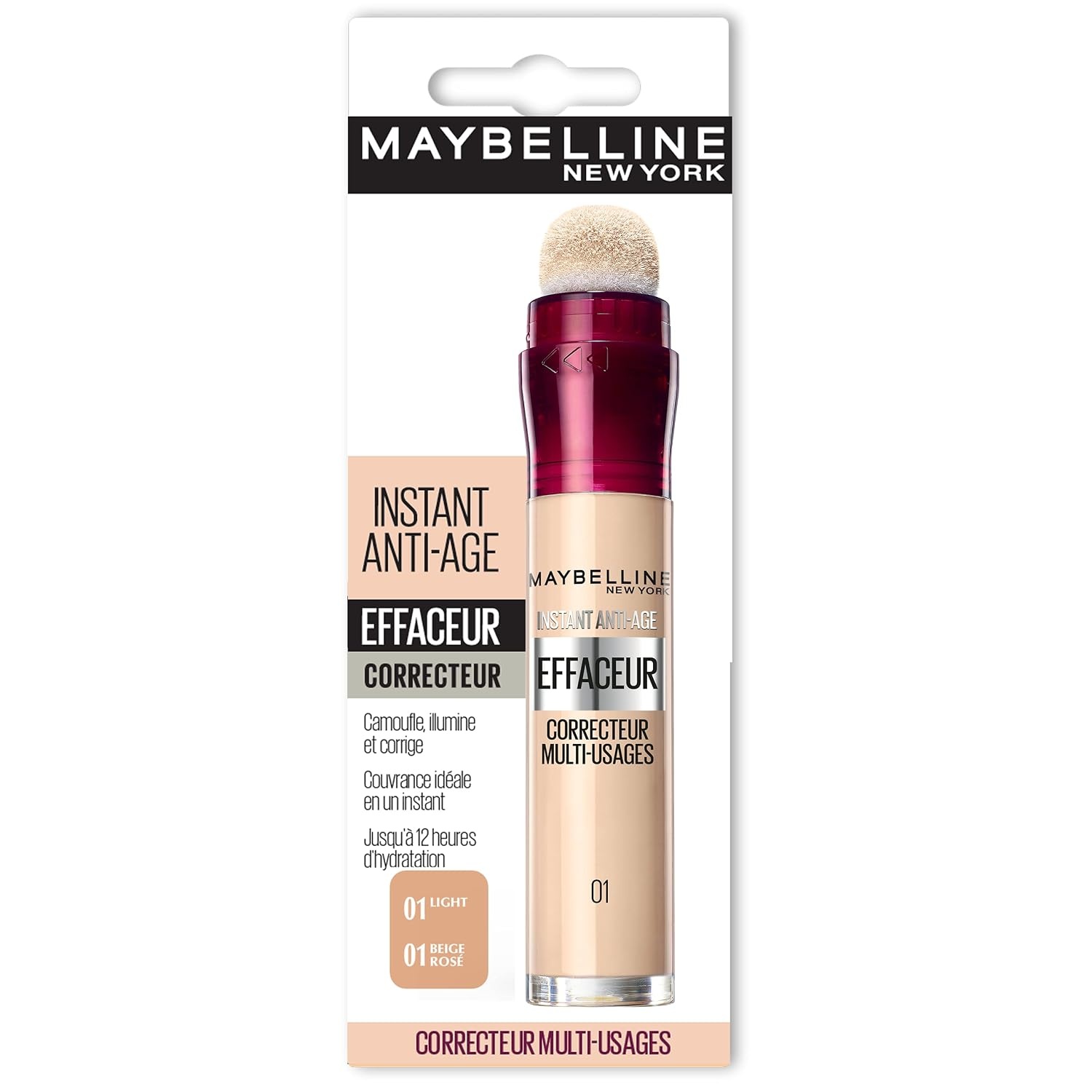 image:imageMaybelline New York Concealer Instant AntiAgeing Eraser 01 Beige Pink 68 mlBeige Ros