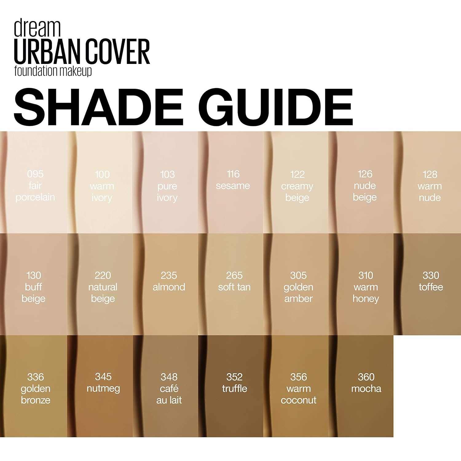 image:imageMaybelline New York Dream Urban Cover 305 Golden Amber 1er Pack 1 x 30 ml348 Caf au Lait