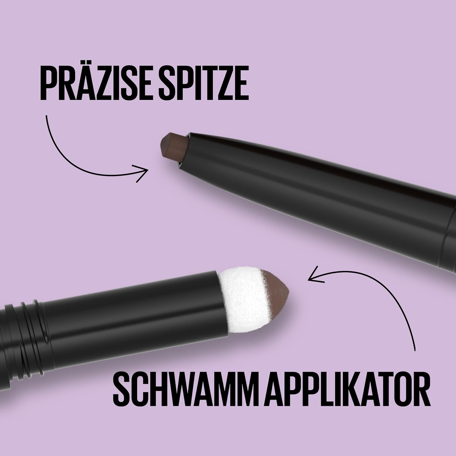 image:imageMaybelline New York Express Brow Satin Duo Augenbrauenstift und puder in Nr 02 Medium Brown mittelbraunNr 01 Dark Blonde