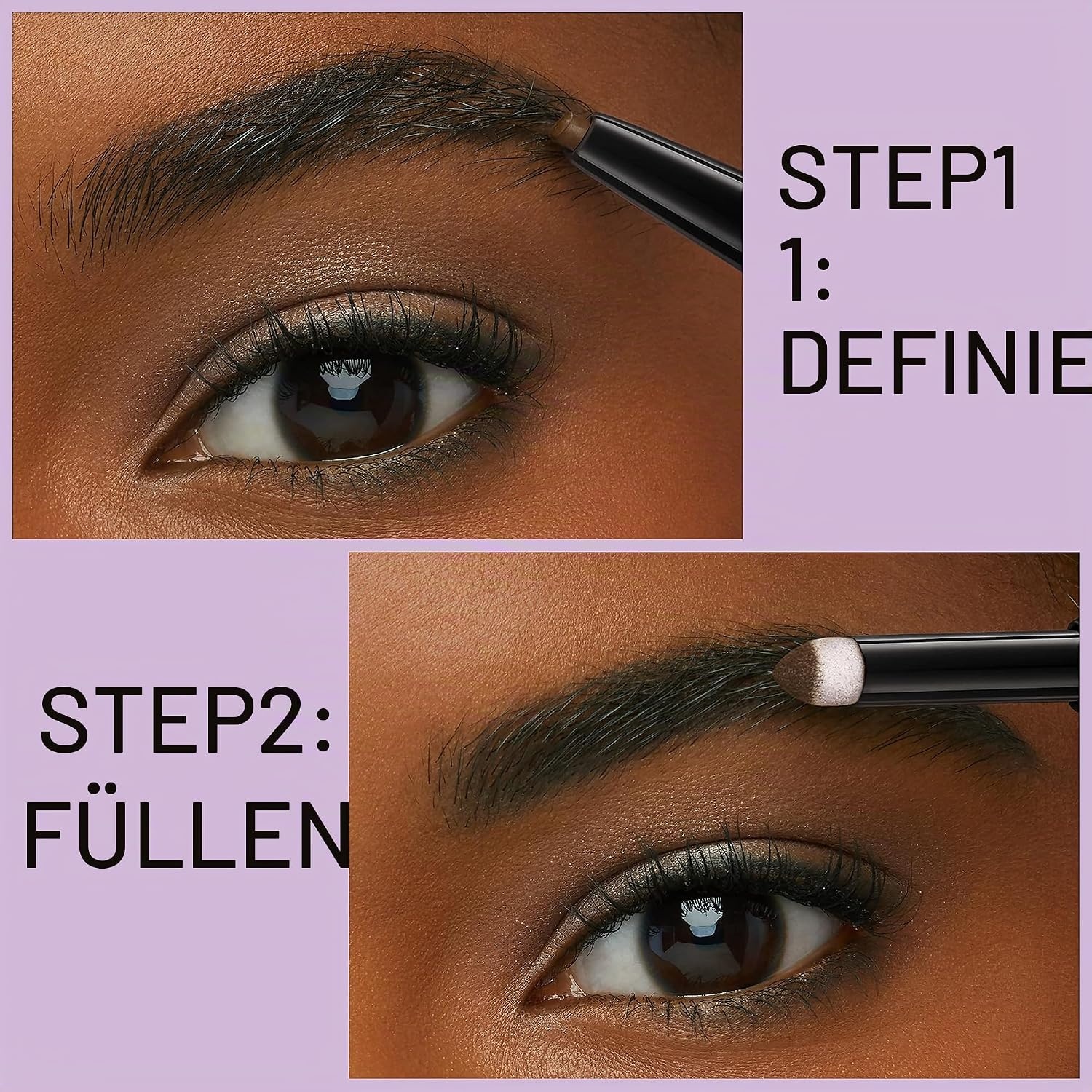 image:imageMaybelline New York Express Brow Satin Duo Augenbrauenstift und puder in Nr 02 Medium Brown mittelbraunNr 02 Medium Brown