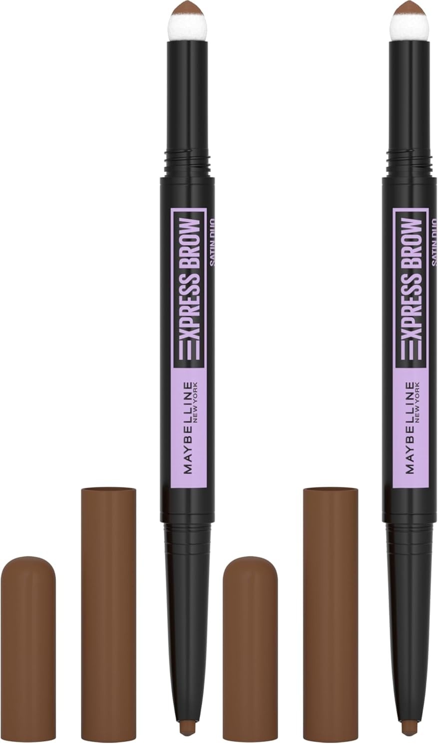 image:imageMaybelline New York Express Brow Satin Duo Augenbrauenstift und puder in Nr 02 Medium Brown mittelbraunNr 02 Medium Brown