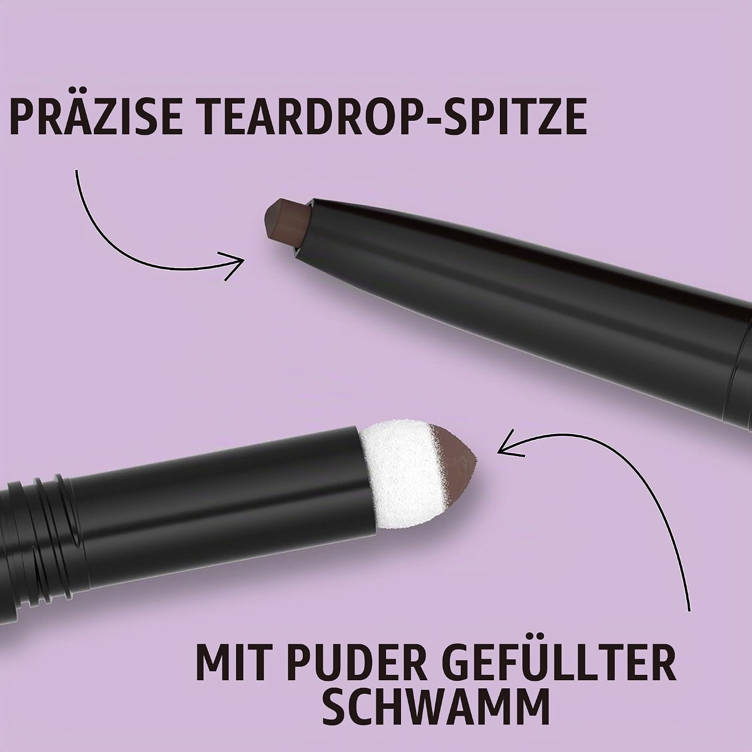 image:imageMaybelline New York Express Brow Satin Duo Augenbrauenstift und puder in Nr 02 Medium Brown mittelbraunNr 04 Dark Brown