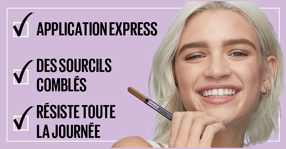 image:imageMaybelline New York Express Brow Satin Duo Augenbrauenstift und puder in Nr 02 Medium Brown mittelbraunschwarz braun