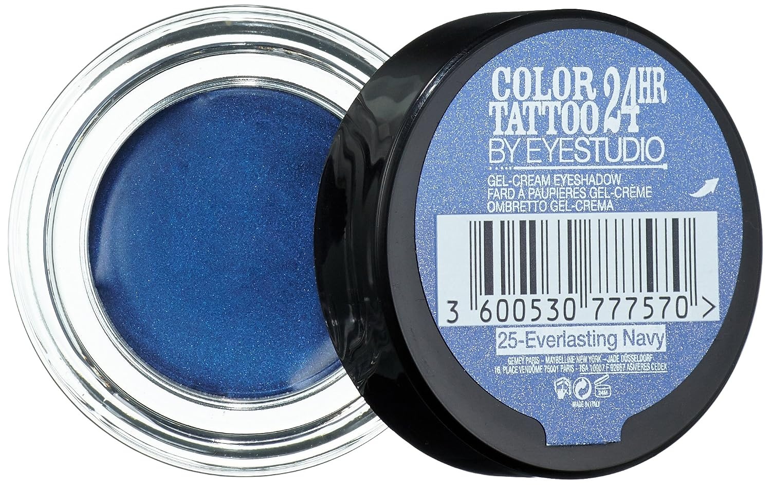 image:imageMaybelline New York Eyestudio Color Tattoo Eyeshadow Nummer 45 infinite white 1er Pack 1 x 35 mlBlue