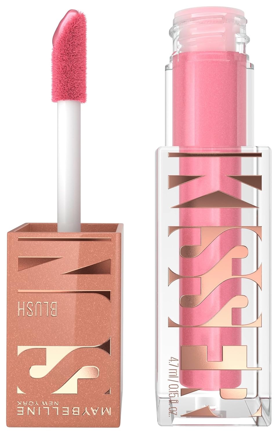 image:imageMaybelline New York Face Studio Contour DuoStick mit Highlighter und Bronzer Medium 7 g Sunkisser Blush fr sonnengekssten Glow Rouge mit lichtreflektierenden Perlen 05 Blazing Blush 47 ml