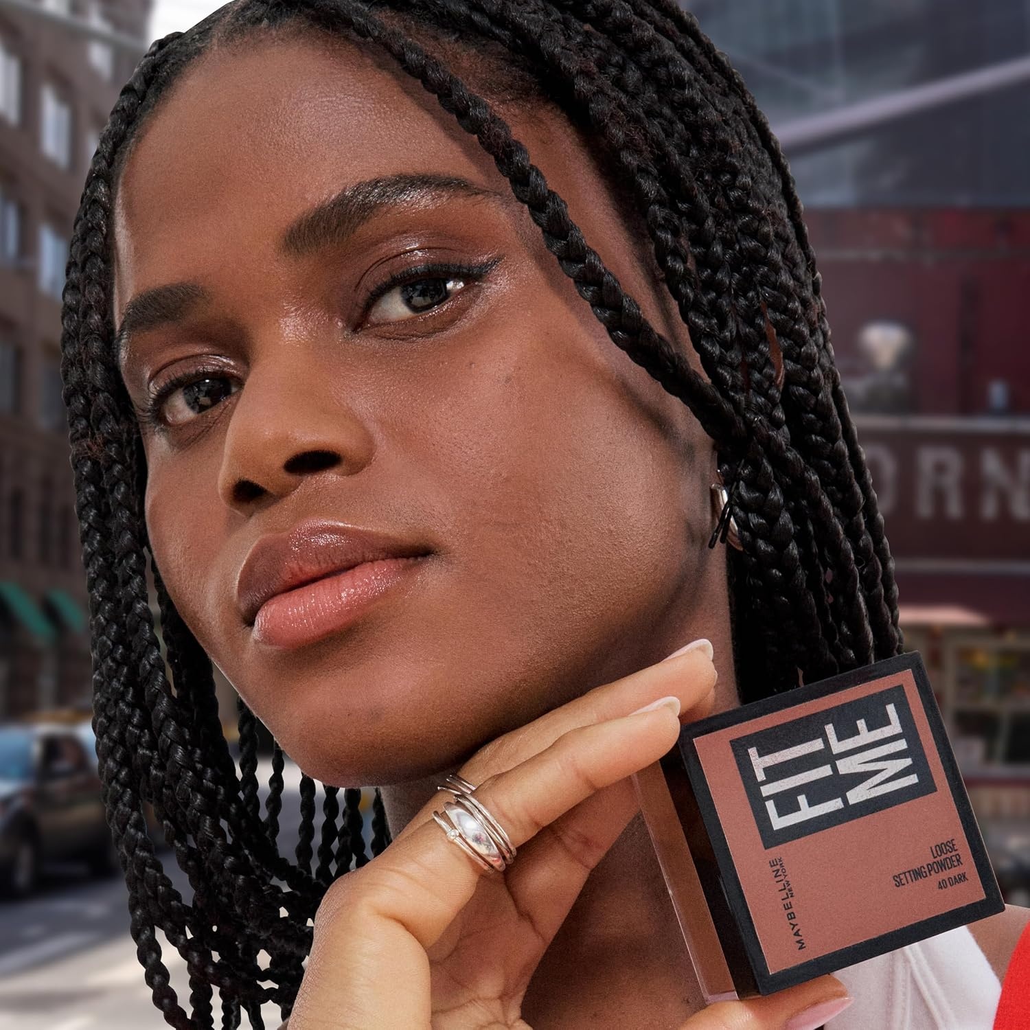 image:imageMaybelline New York Fit Me Loose Setting Powder Fixierendes loses Puder fr 16H Halt amp MattFinish mit WeichzeichnerEffekt amp BlurlightPigmenten Nr 02 Pink 15 g