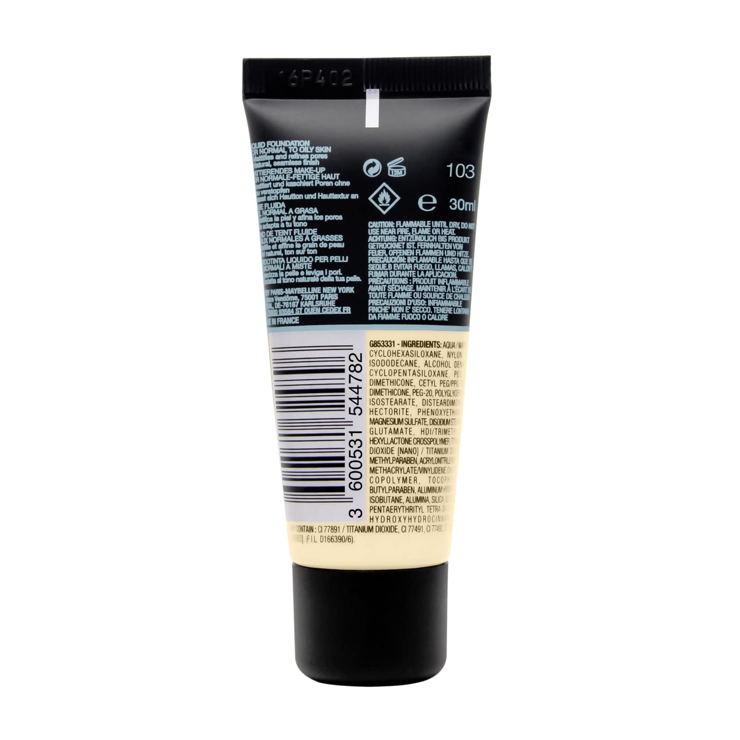 image:imageMaybelline New York Fit me Matte amp Poreless Makeup Nr 335 Classic Tan 30 ml103 pure ivory