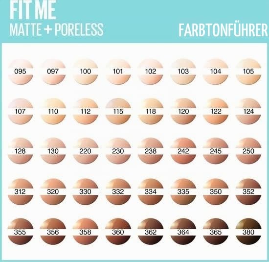 image:imageMaybelline New York Fit me Matte amp Poreless Makeup Nr 335 Classic Tan 30 ml242 light honey