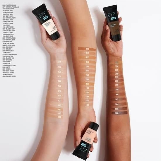 image:imageMaybelline New York Fit me Matte amp Poreless Makeup Nr 335 Classic Tan 30 ml242 light honey